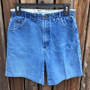 Lee Mom Shorts Jean Denim 10 High Waist 90s